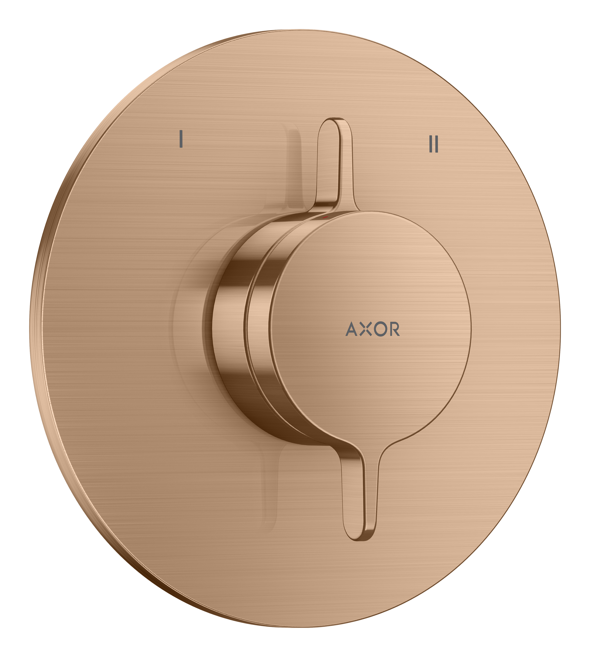 Mixer for concealed installation for 2 functions