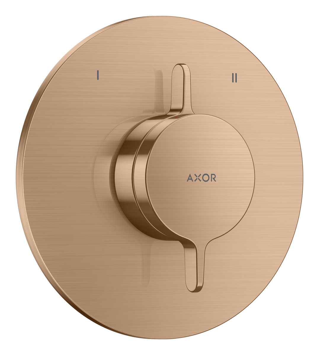 Mixer for concealed installation for 2 functions