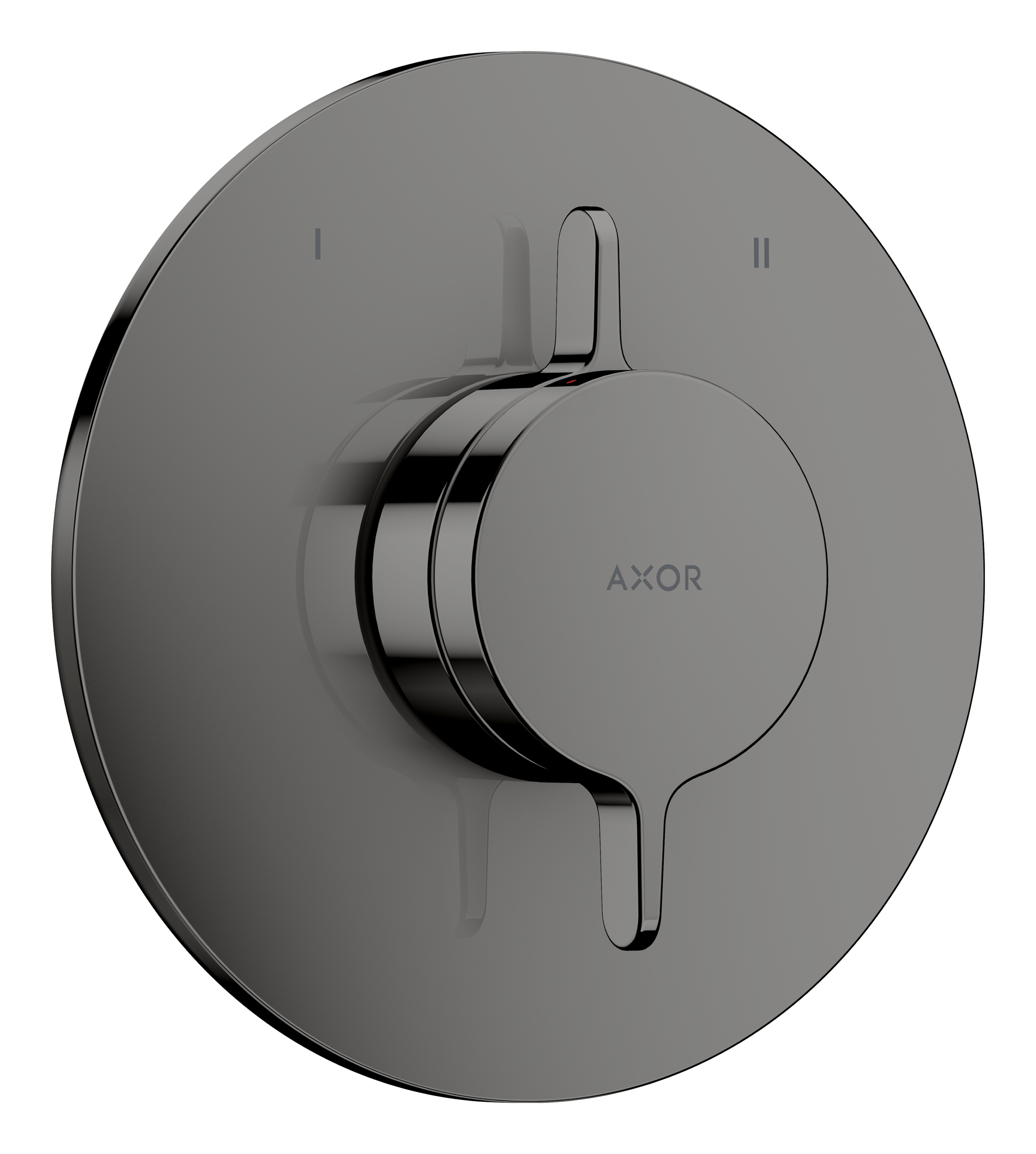 Mixer for concealed installation for 2 functions