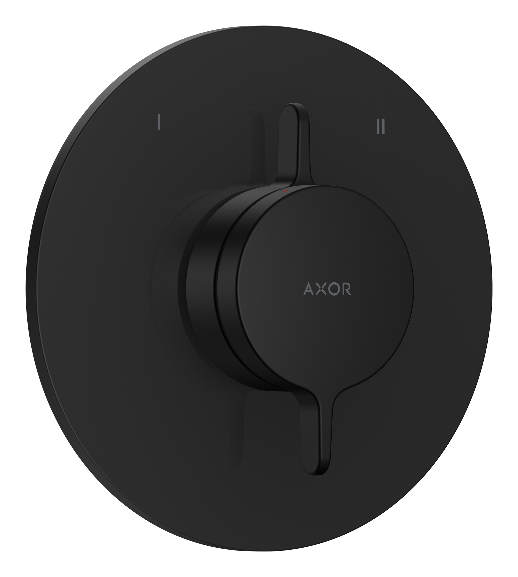 Mixer for concealed installation for 2 functions