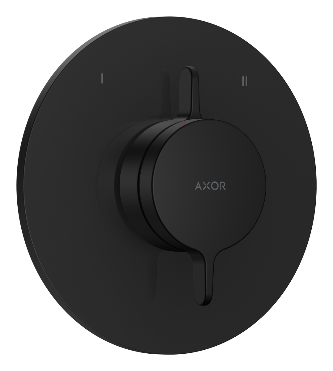 Mixer for concealed installation for 2 functions