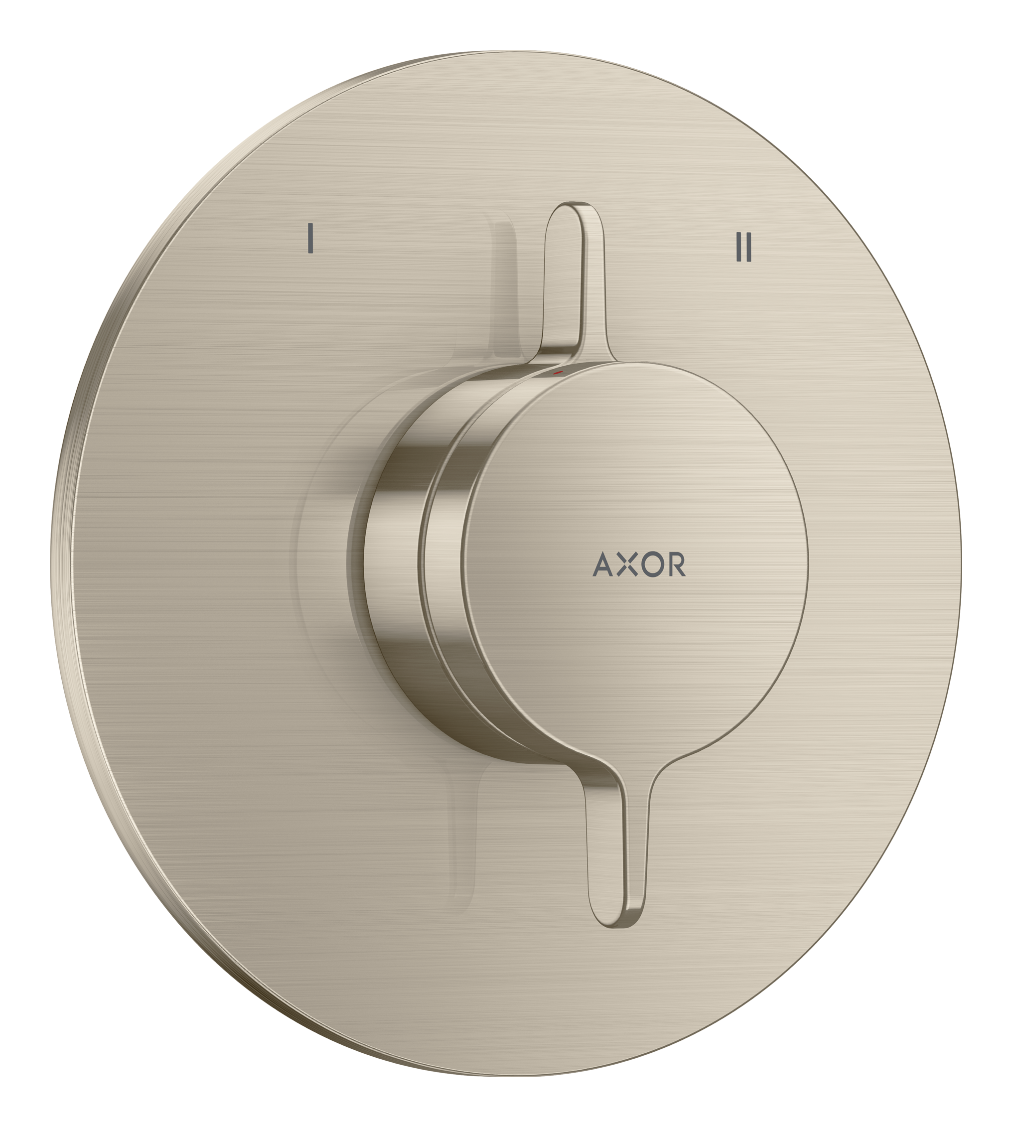 Mixer for concealed installation for 2 functions