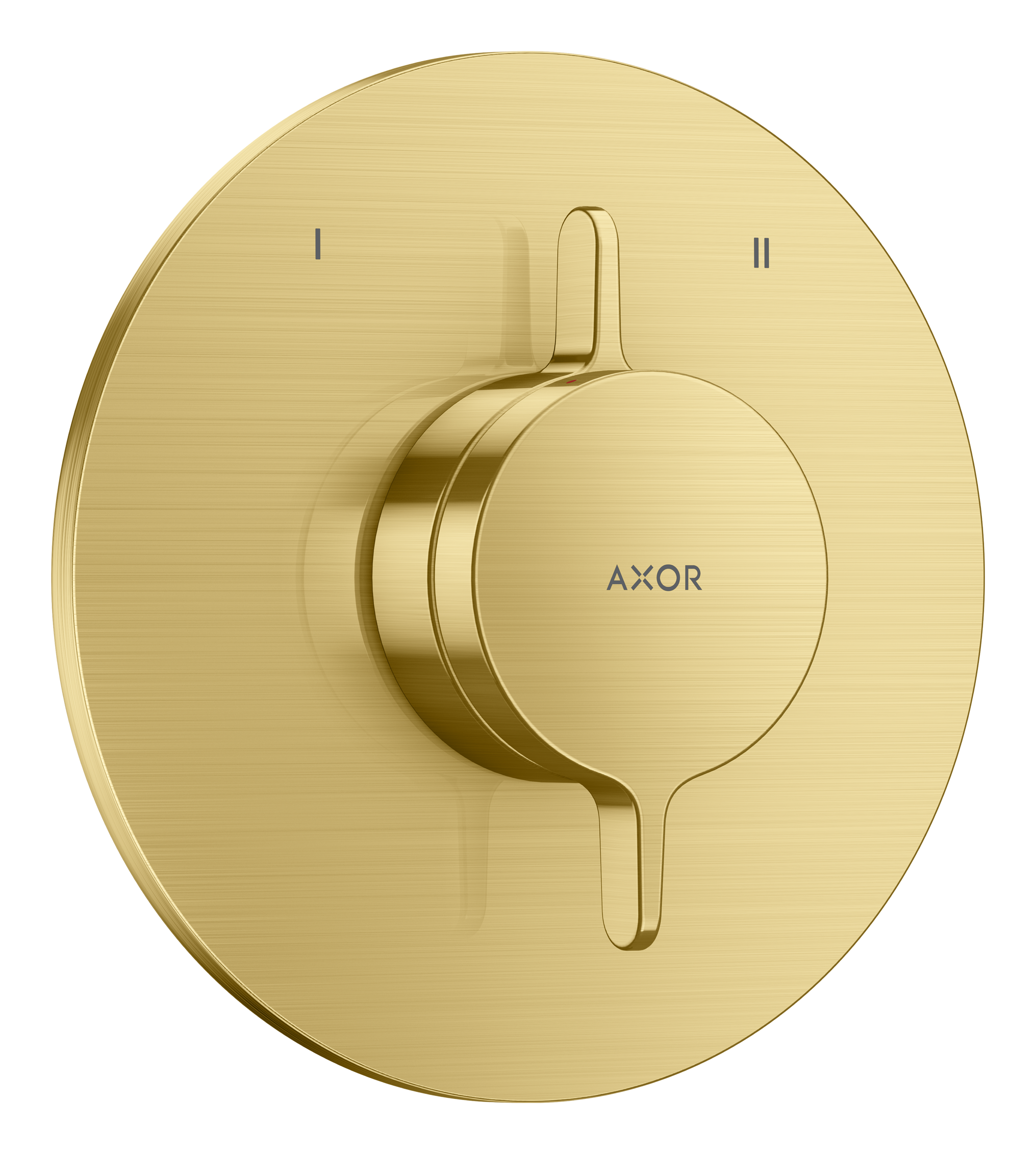 Mixer for concealed installation for 2 functions