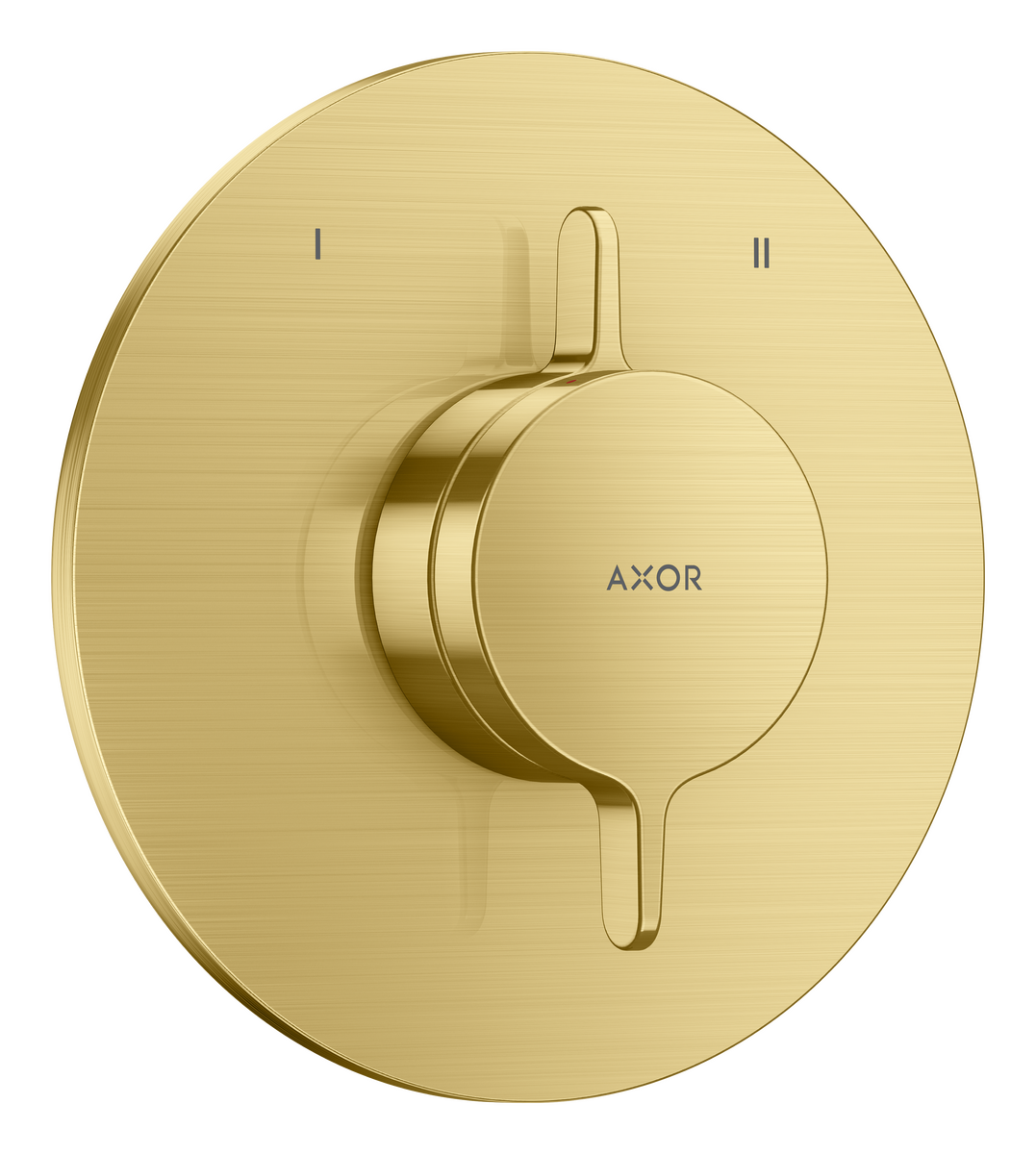 Mixer for concealed installation for 2 functions