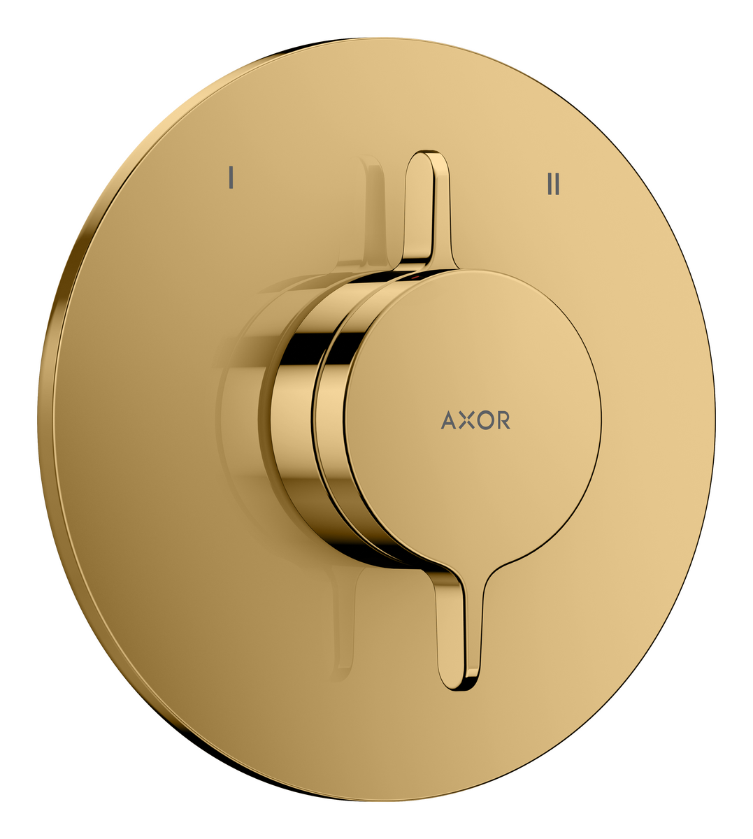 Mixer for concealed installation for 2 functions