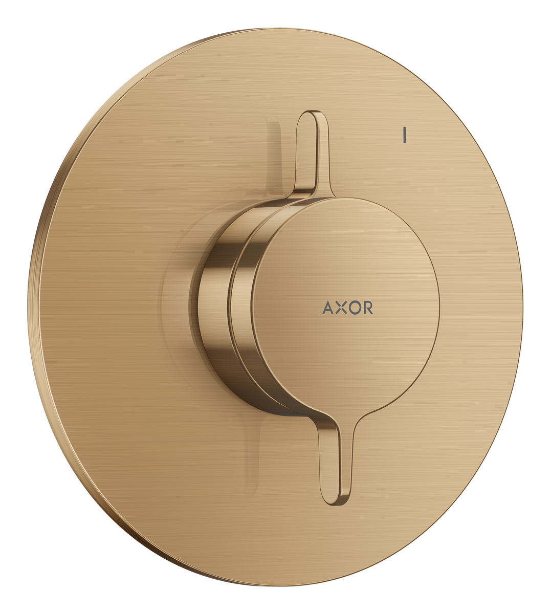 Mixer for concealed installation for 1 function