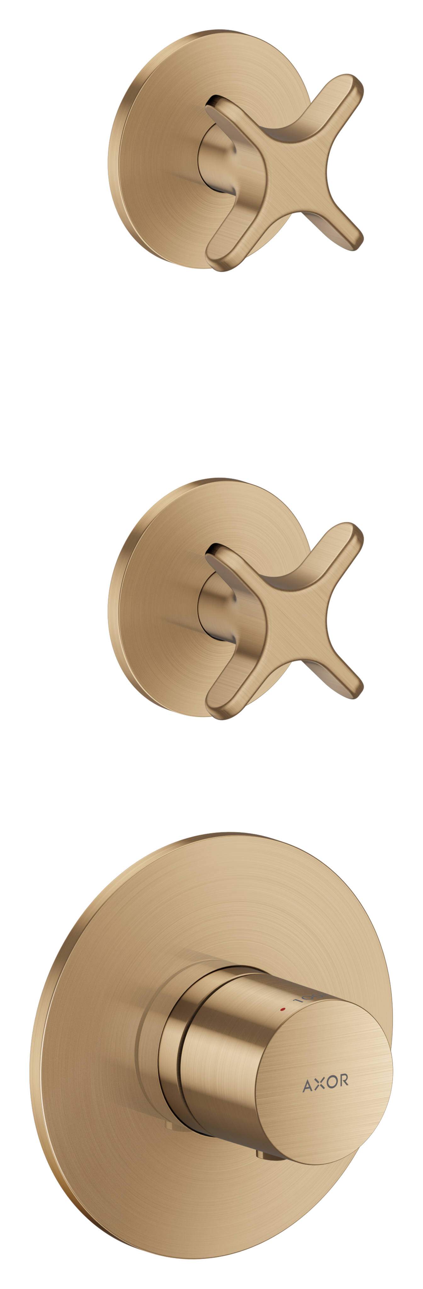 Thermostatic Module Trim with 2 Volume Controls