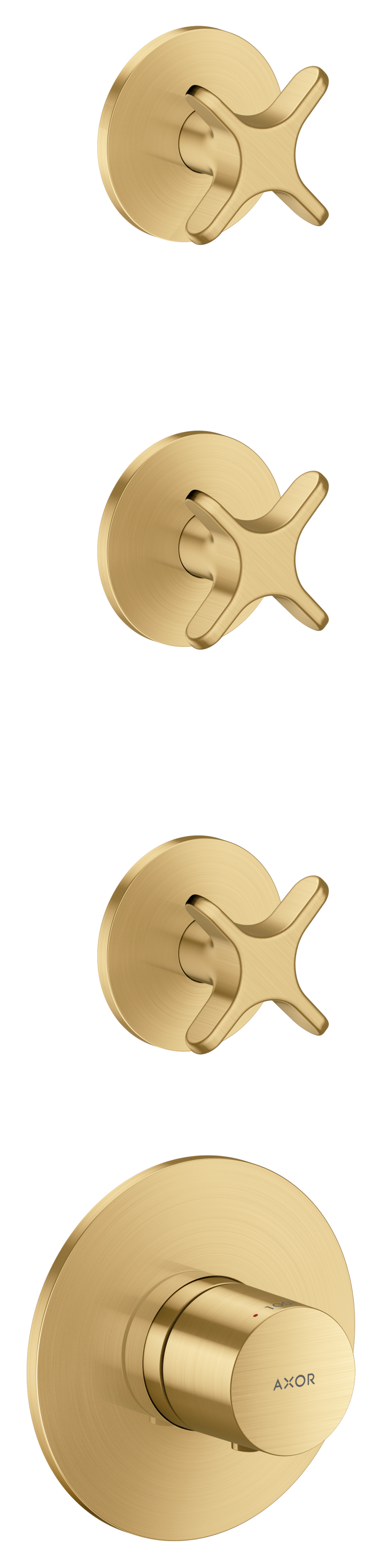 Thermostatic Module Trim with 3 Volume Controls