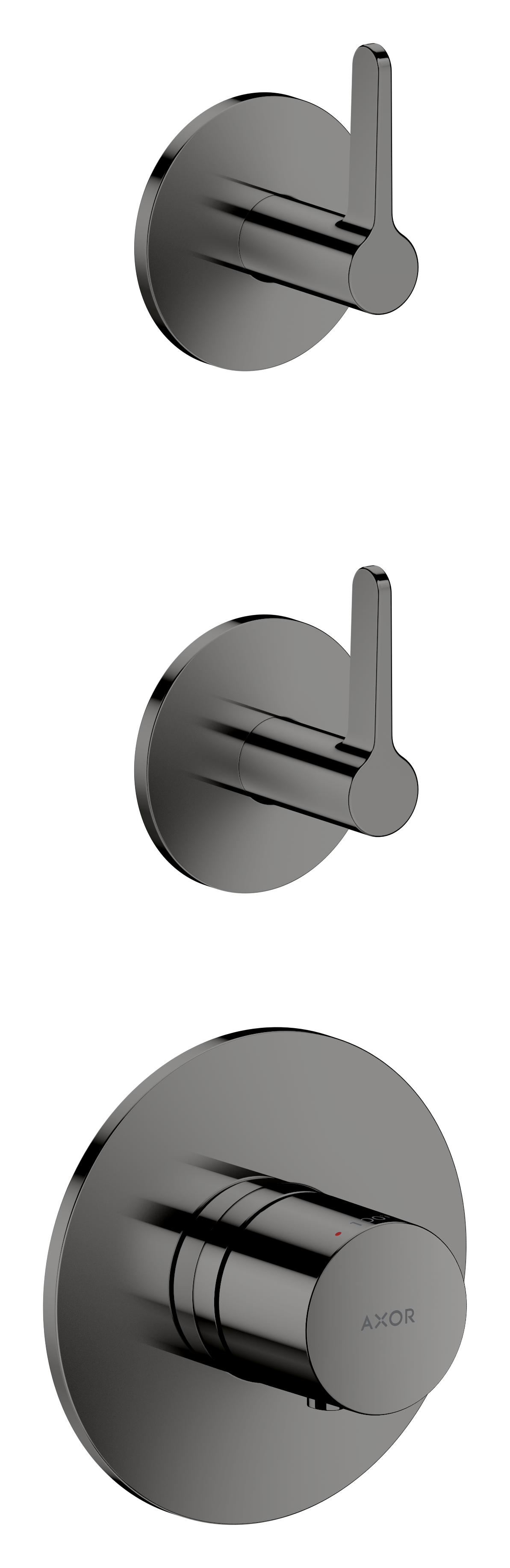 Thermostatic Module Trim with 2 Volume Controls