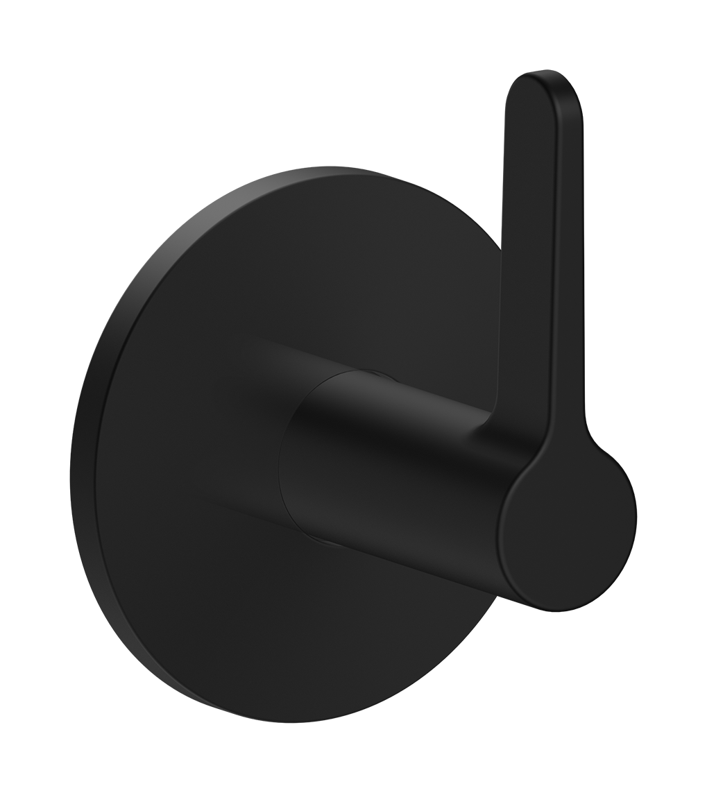 Shut-off valve for concealed installation with lever handle