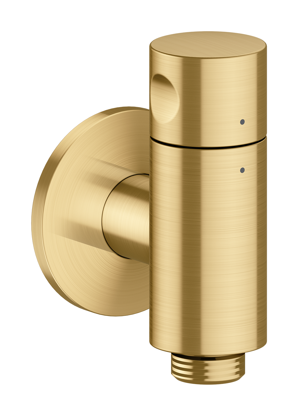 Raccordement mural avec robinet d'arrêt