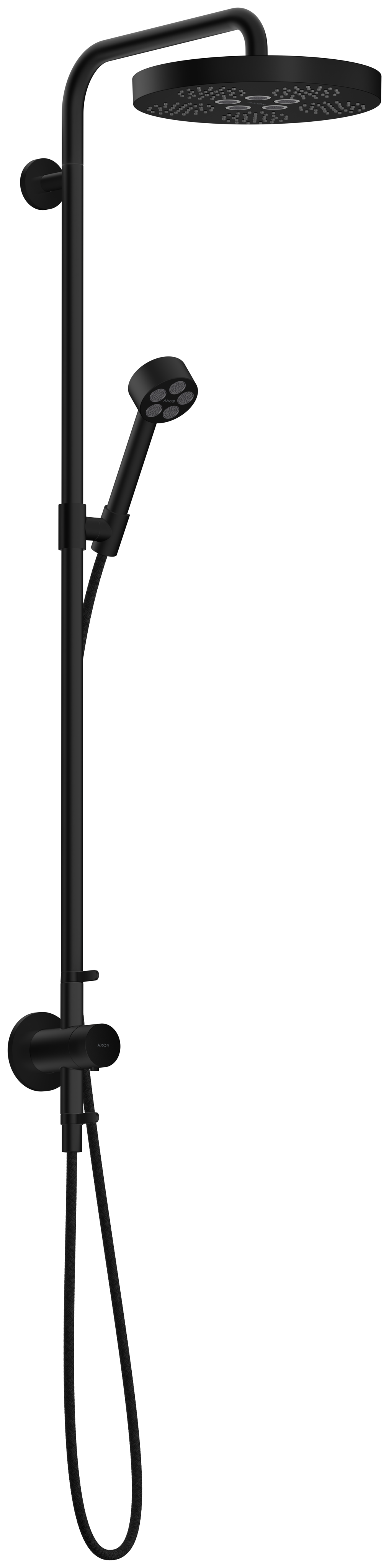 Showerpipe met thermostaat en hoofddouche 280 1jet EcoSmart voor inbouwmontage