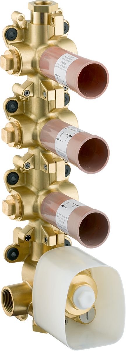 Basic set for thermostatic module 360/120 for concealed installation