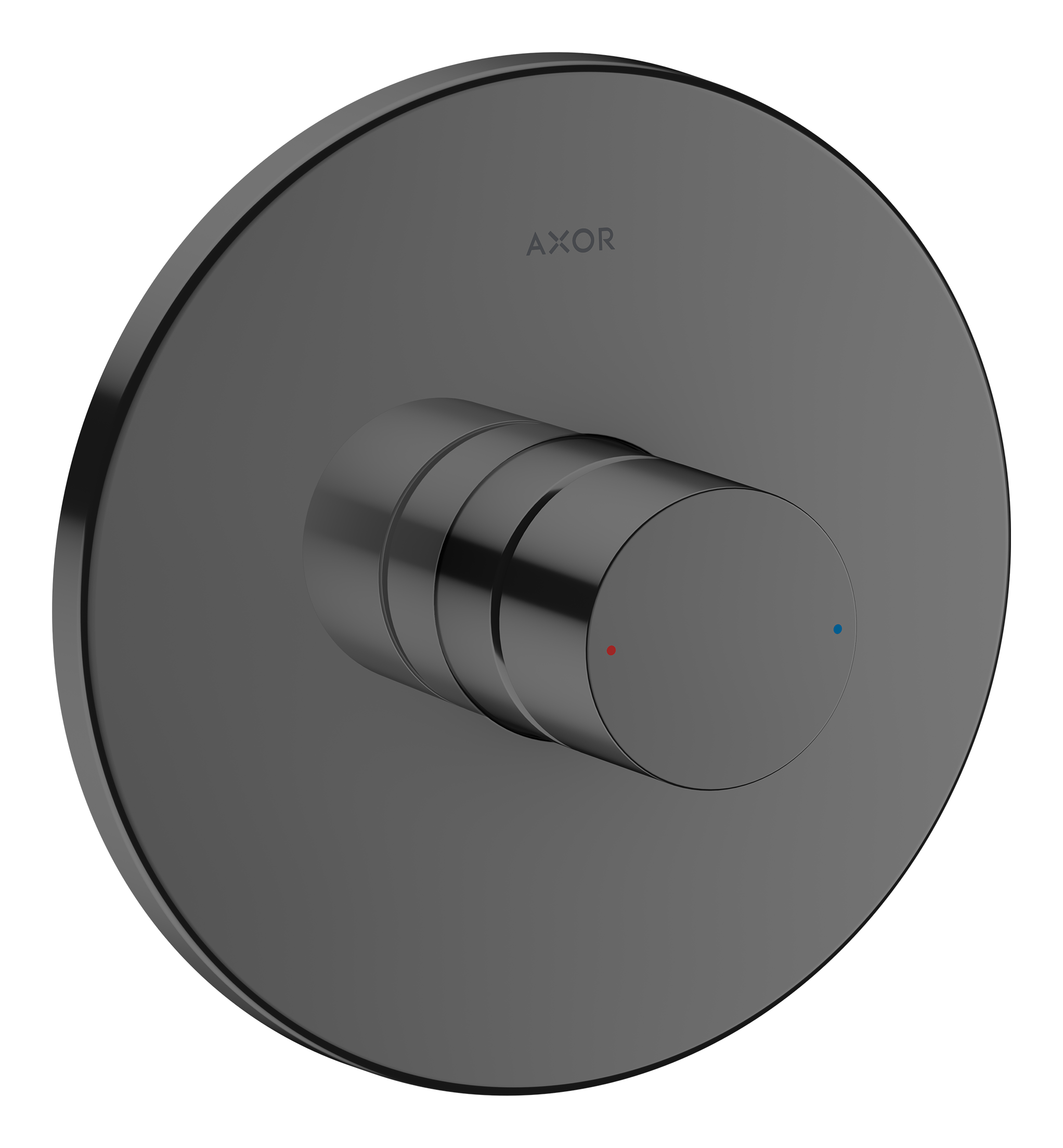 Single lever shower mixer for concealed installation with zero handle