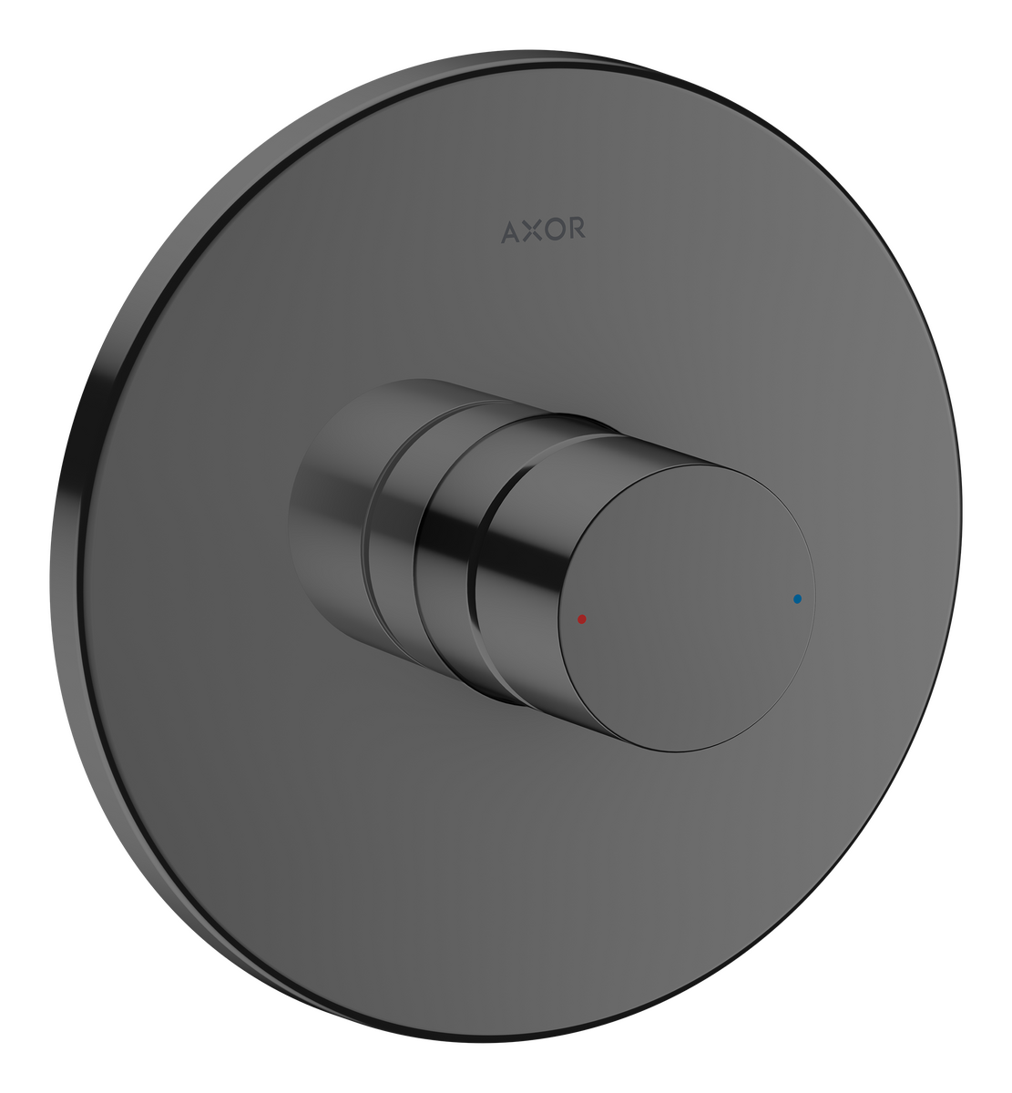 Single lever shower mixer for concealed installation with zero handle