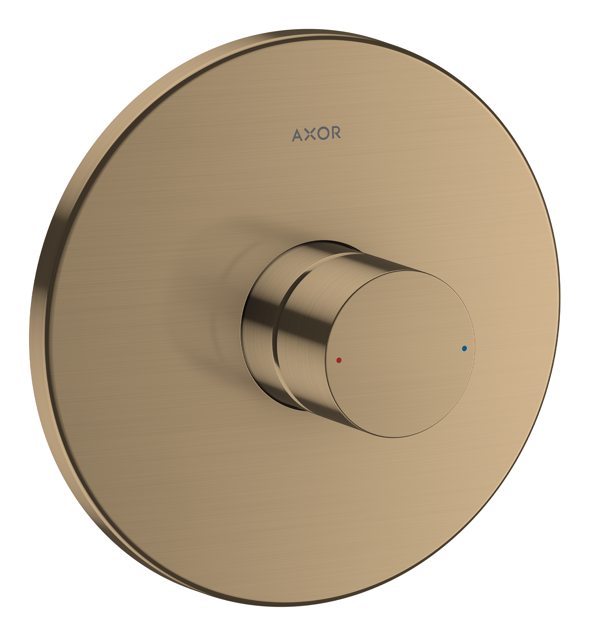 Single lever shower mixer for concealed installation with zero handle