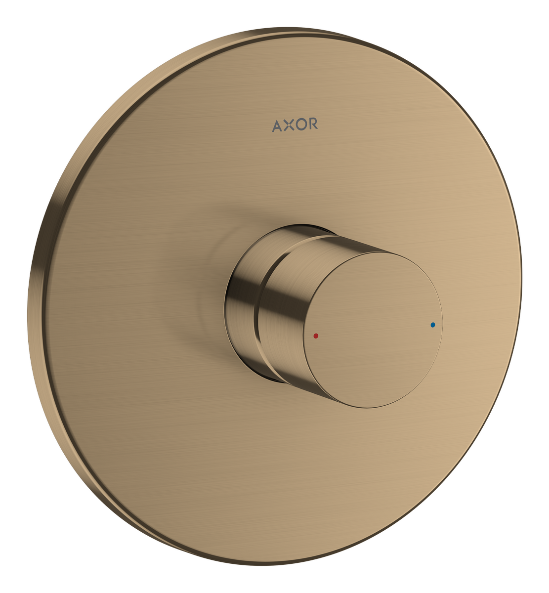 Single lever shower mixer for concealed installation with zero handle