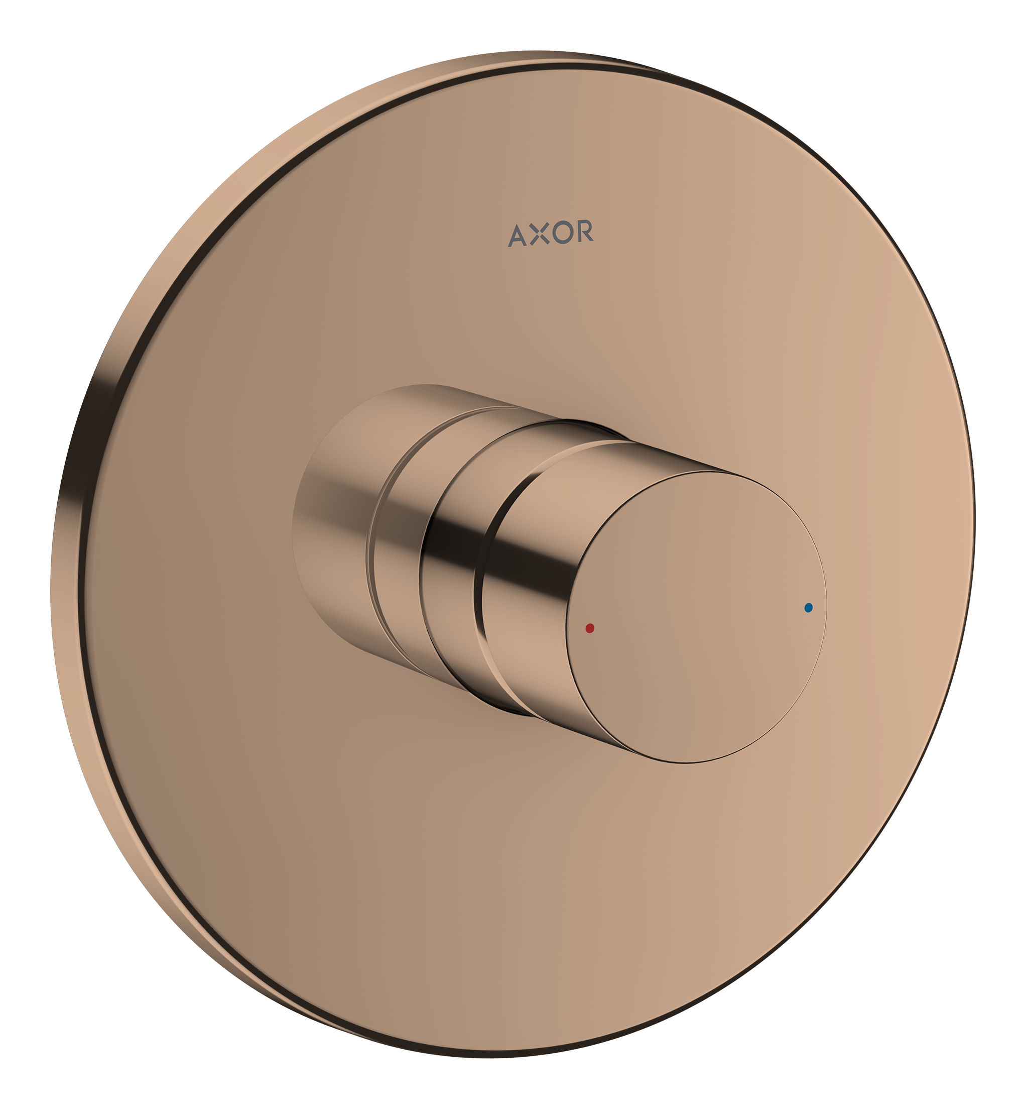 Single lever shower mixer for concealed installation with zero handle