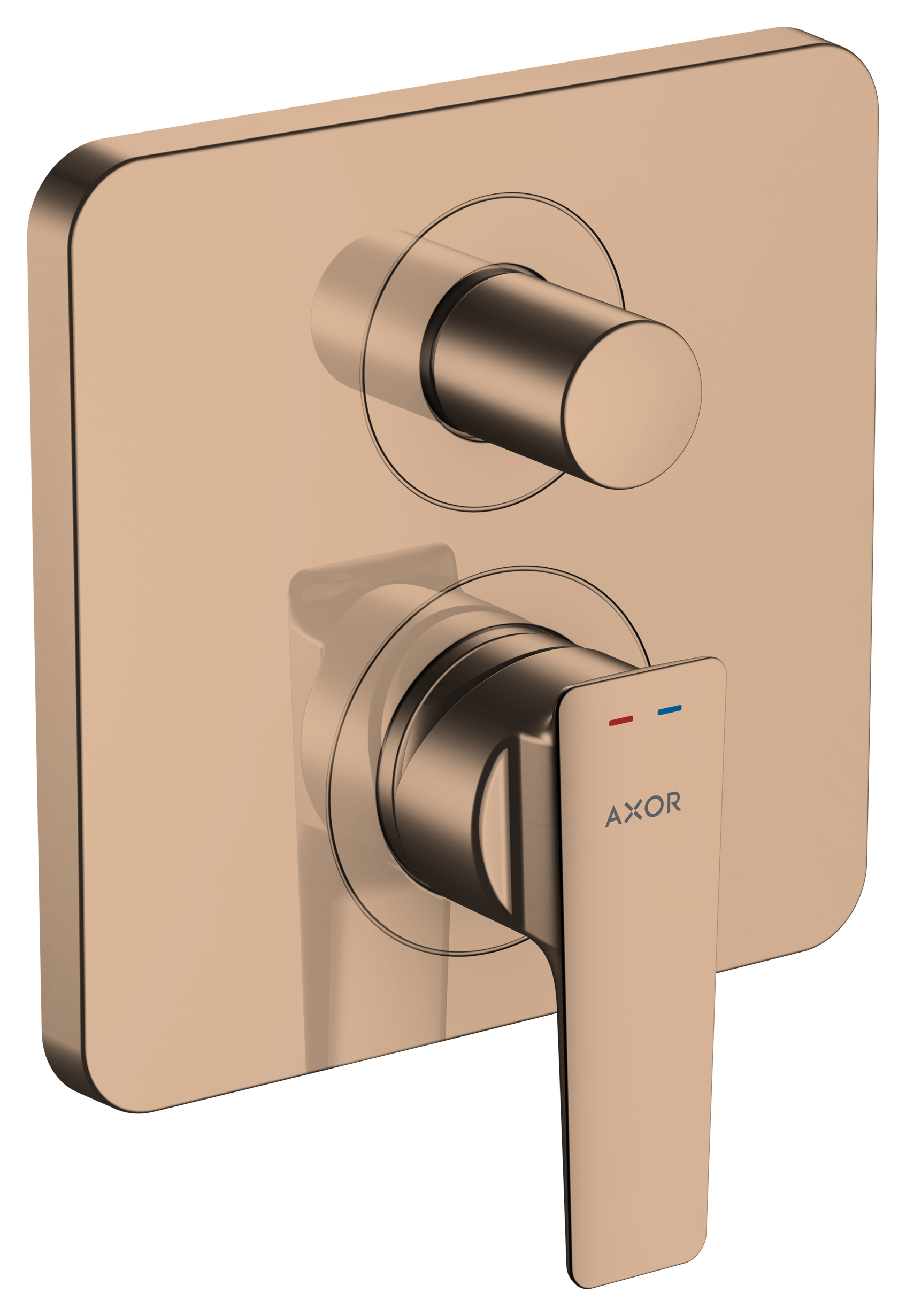 Mezclador monomando de bañera empotrado con combinación de seguridad según EN1717