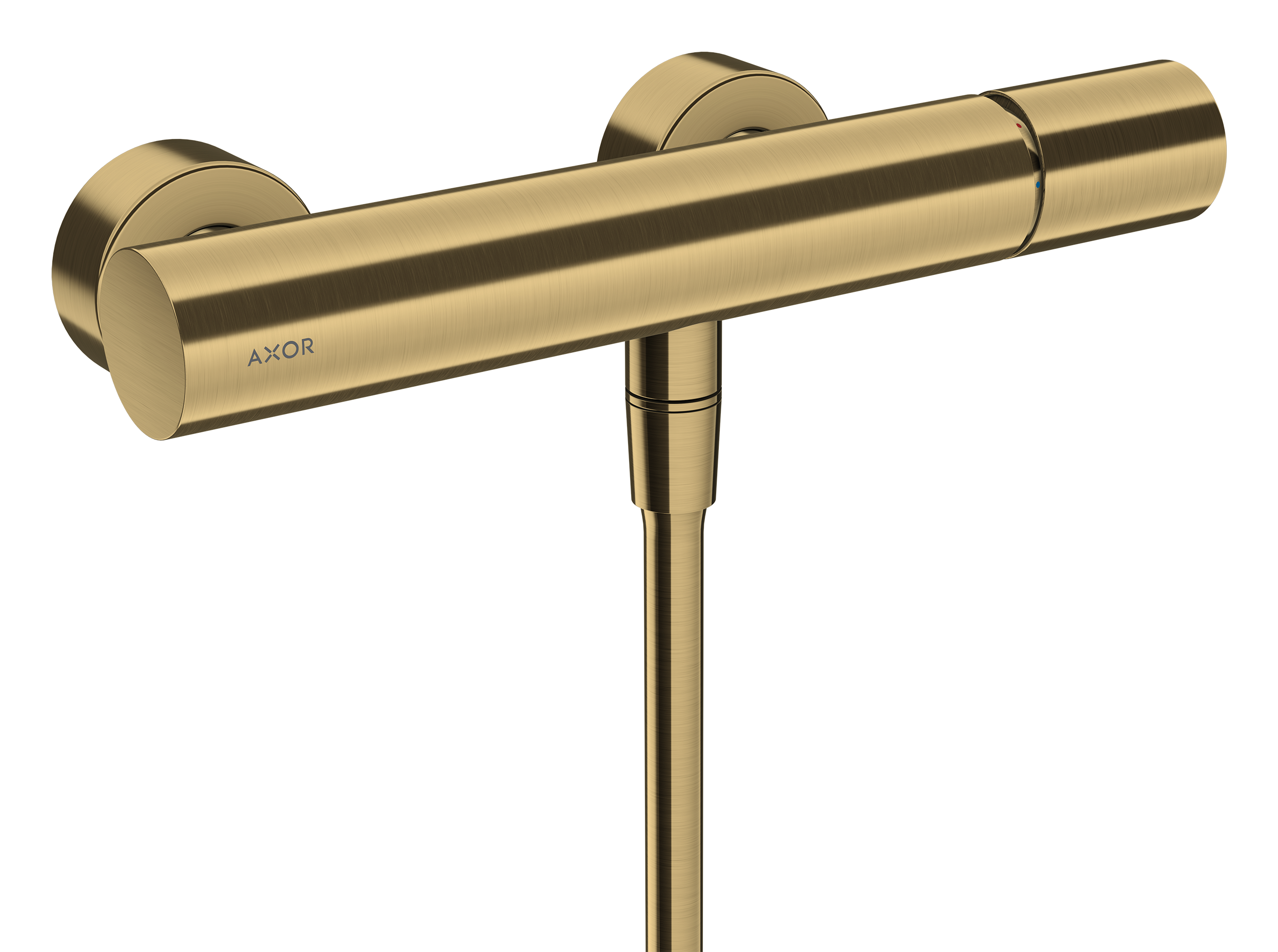 Mezclador monomando de ducha visto con manecilla zero