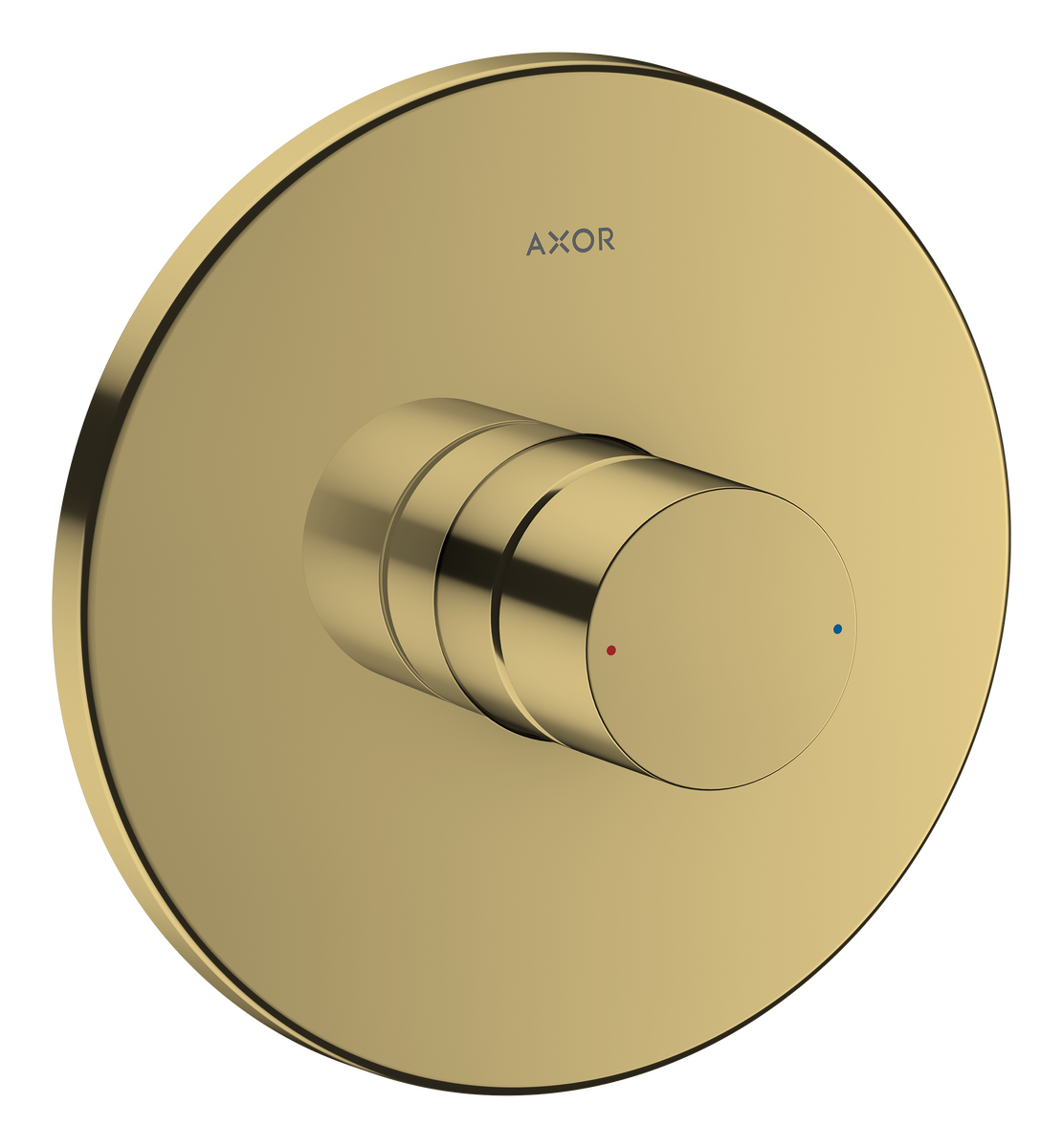 Single lever shower mixer for concealed installation with zero handle