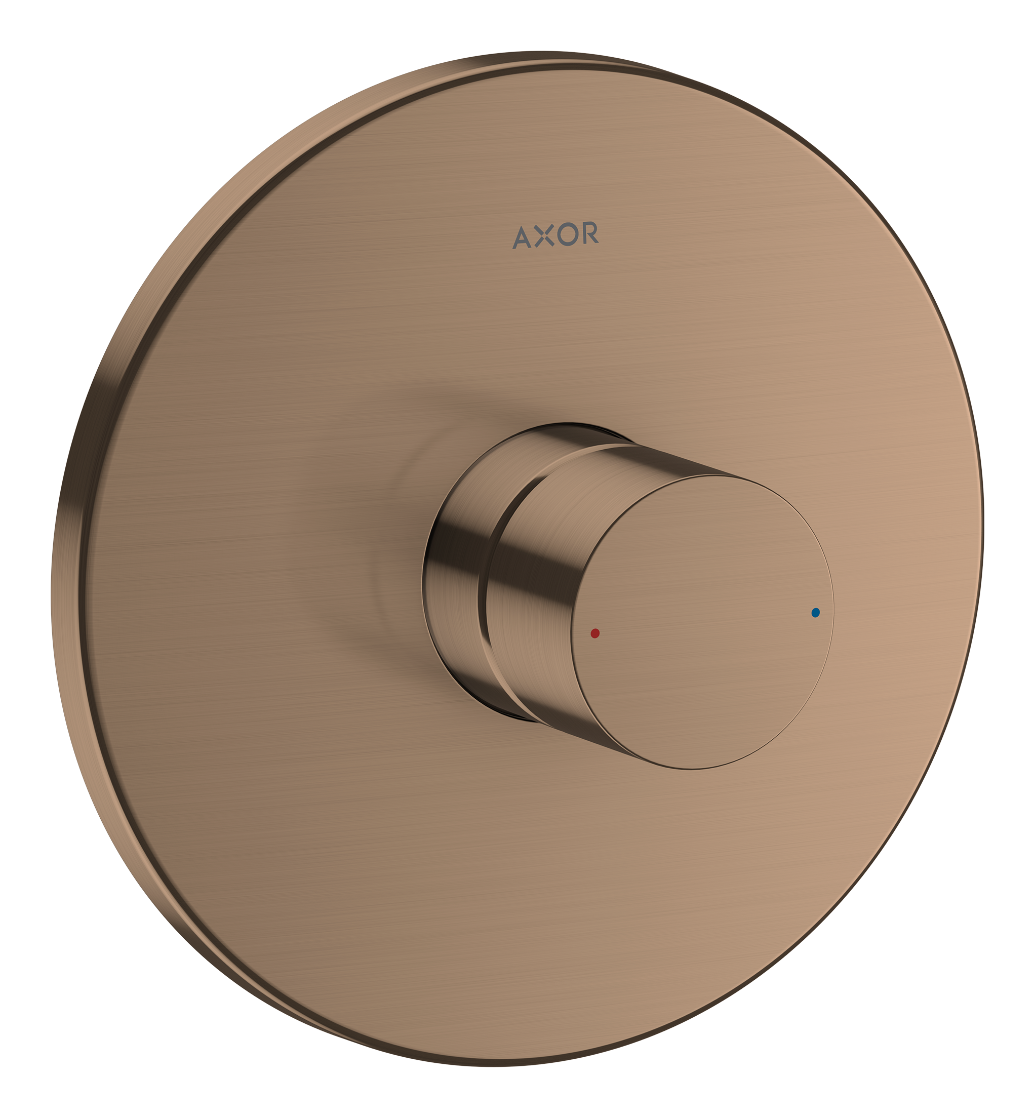 Single lever shower mixer for concealed installation with zero handle