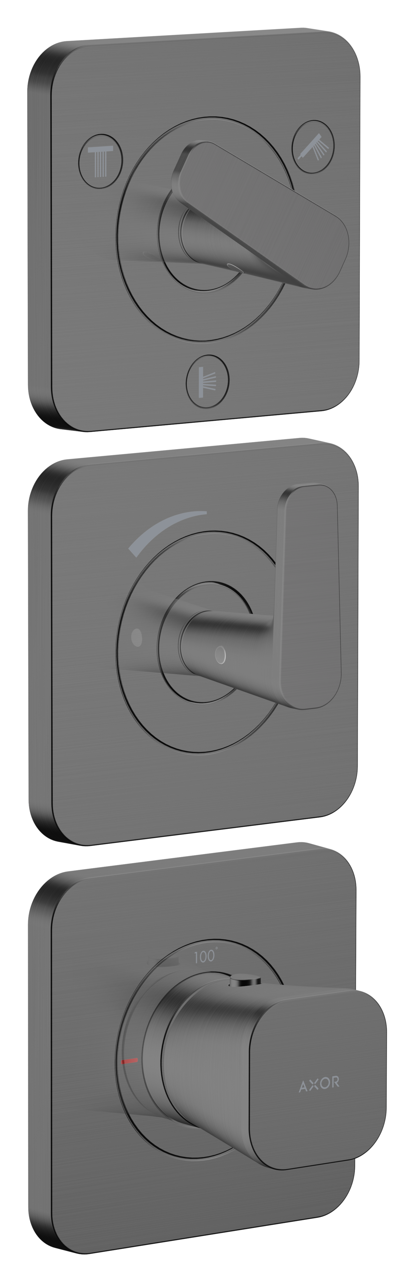Thermostatic Module Trim 15" x 5" for 3 Functions