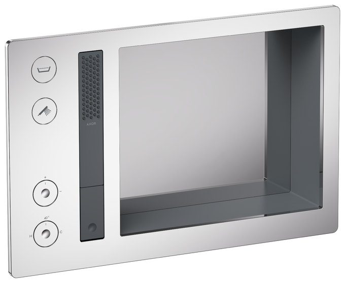 AXOR Incava Système de douche thermostatique encastré 600/390 3 fonctions, niche intégrée — 35754000