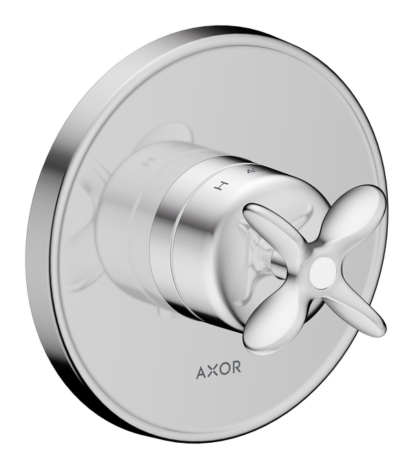 AXOR Archivio Set de finition pour miitgeur thermostatique encastré avec poignée croisillon — 34150000