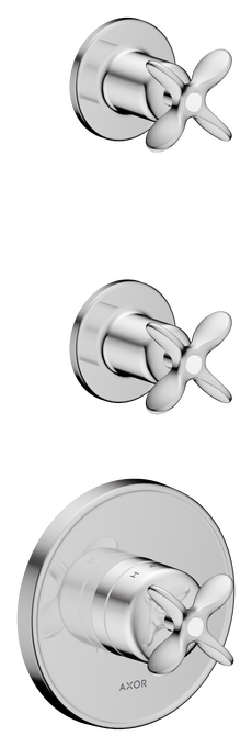 AXOR Archivio Module thermostatique encastré avec 2 fonctions, poignées croisillons — 34142000