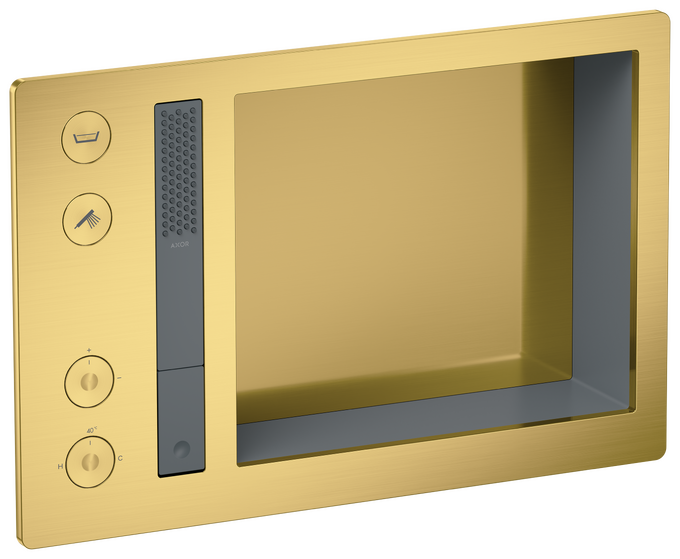 AXOR Incava Système de douche thermostatique encastré 600/390 3 fonctions, niche intégrée — 35754250