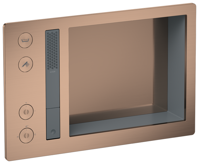 AXOR Incava Système de douche thermostatique encastré 600/390 3 fonctions, niche intégrée — 35754310