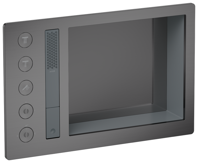AXOR Incava Système de douche thermostatique encastré 600/390 3 fonctions, niche intégrée — 35751340