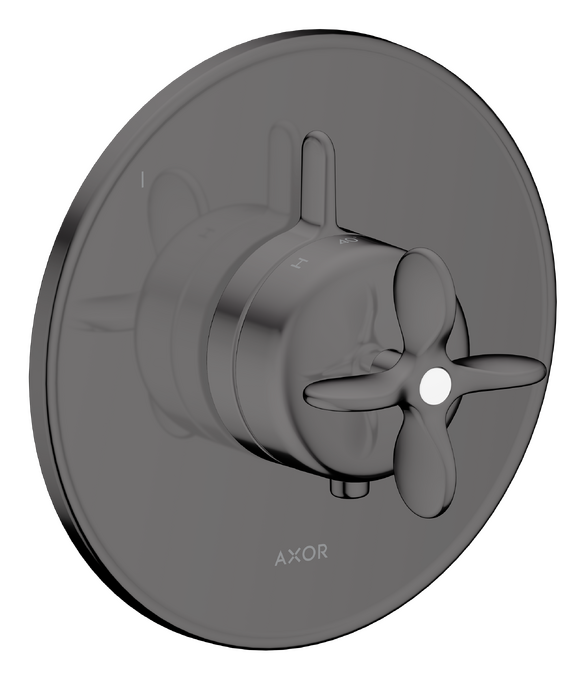 AXOR Archivio Set de finition pour miitgeur thermostatique encastré avec 1 fonction, poignée croisillon — 34049330