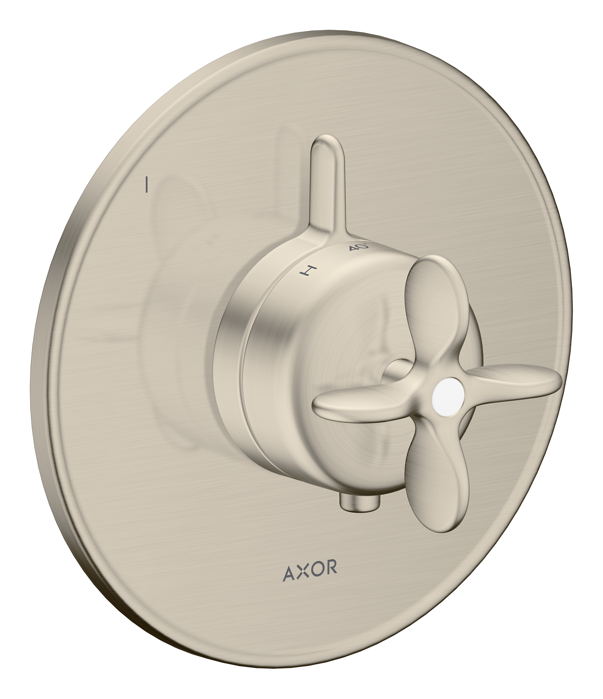 Set de finition pour miitgeur thermostatique encastré avec 1 fonction