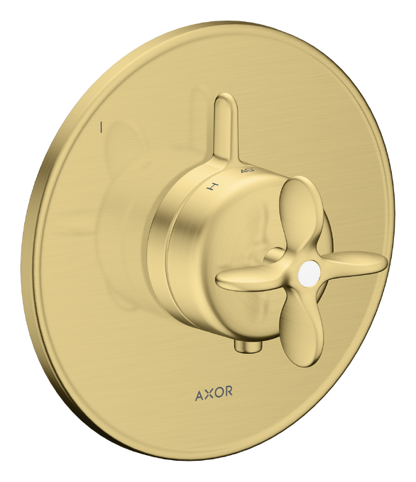 AXOR Archivio Set de finition pour miitgeur thermostatique encastré avec 1 fonction, poignée croisillon — 34049950