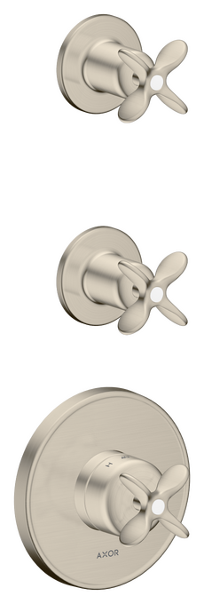 AXOR Archivio Module thermostatique encastré avec 2 fonctions, poignées croisillons — 34142820