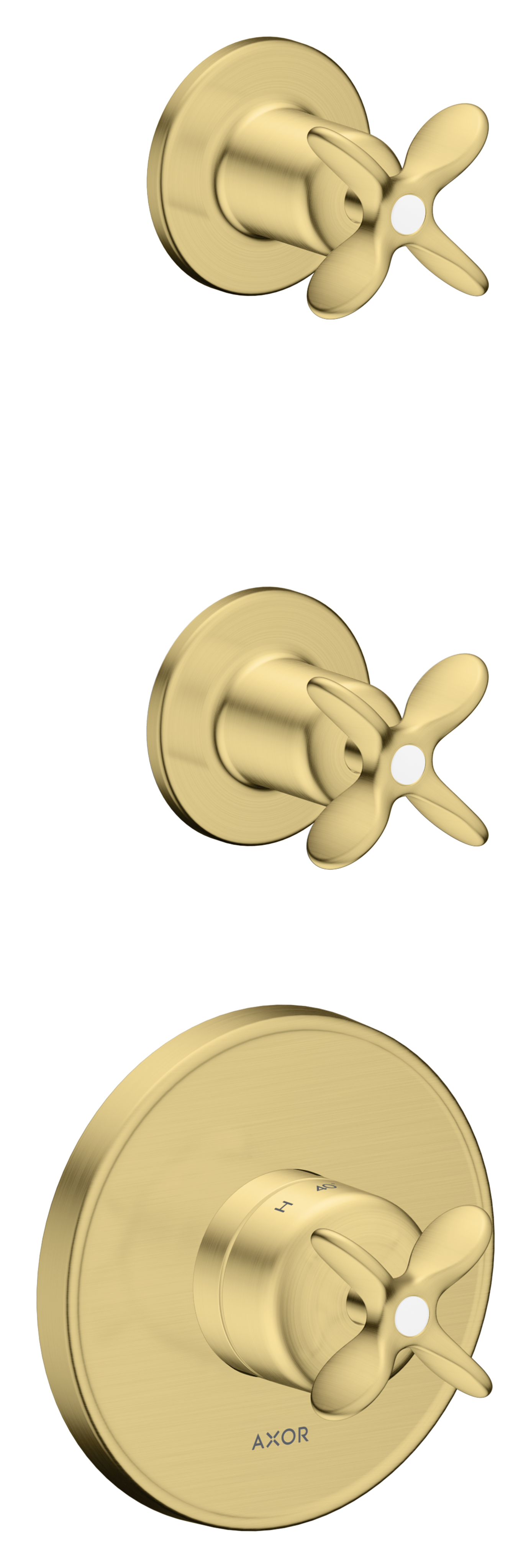 Module thermostatique encastré avec 2 fonctions
