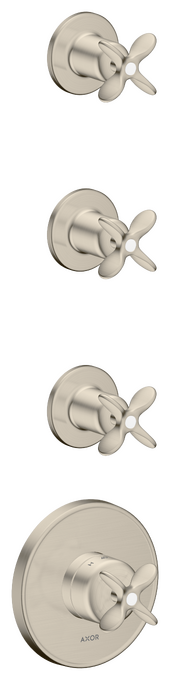 AXOR Archivio Module thermostatique encastré avec 3 fonctions, poignées croisillons — 34146820