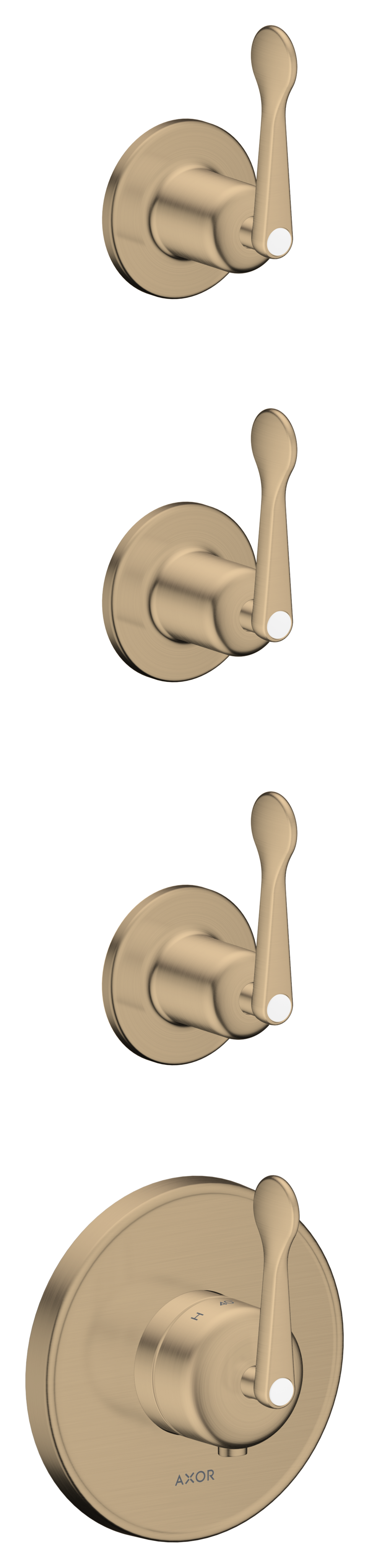 Module thermostatique encastré avec 3 fonctions