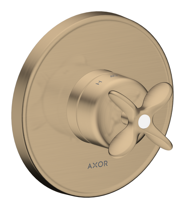 AXOR Archivio Set de finition pour miitgeur thermostatique encastré avec poignée croisillon — 34150140