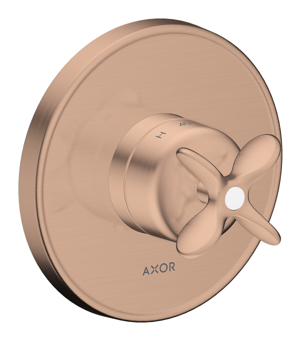 AXOR Archivio Set de finition pour miitgeur thermostatique encastré avec poignée croisillon — 34150310