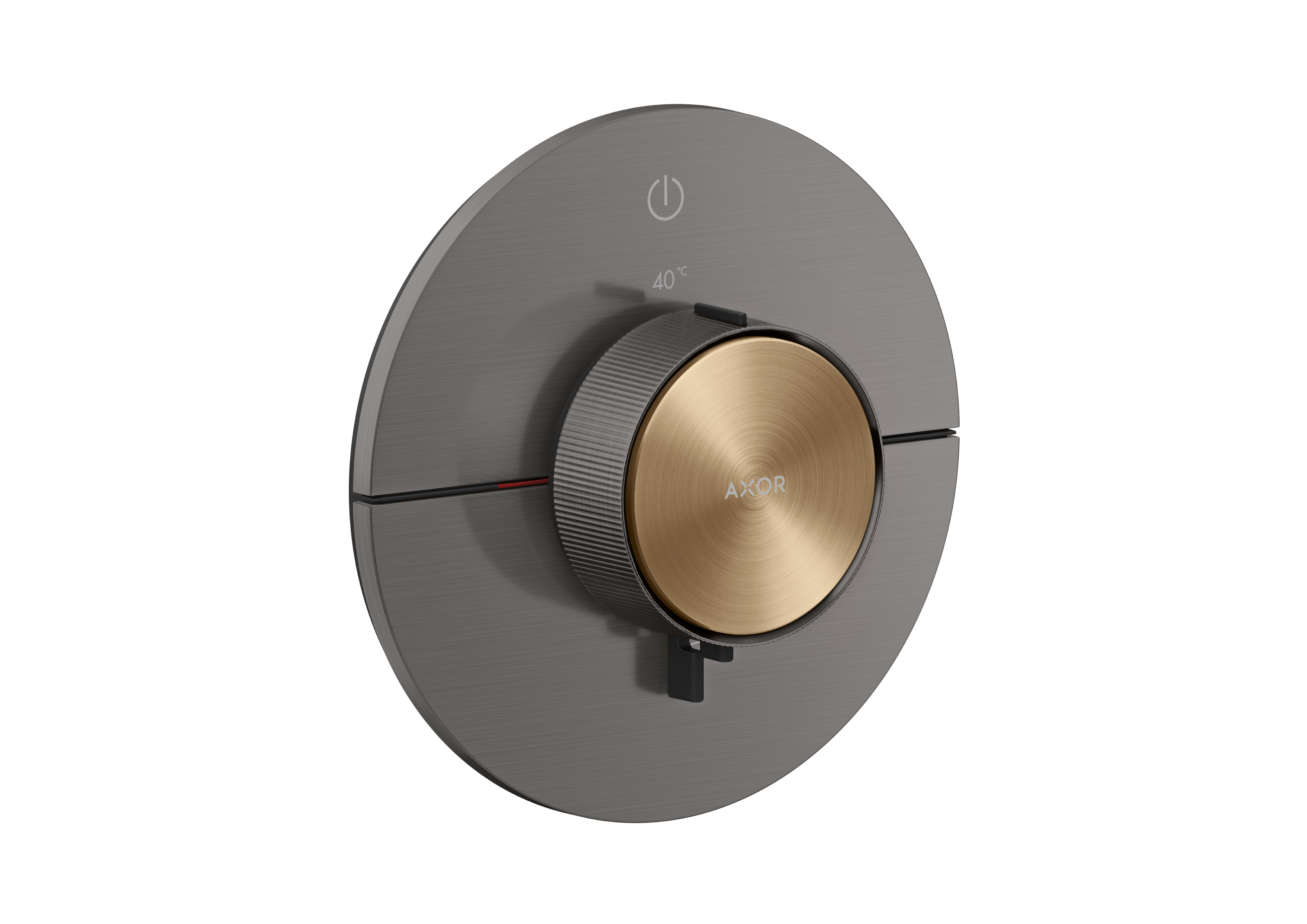 Thermostat for concealed installation round for 1 function (highlight: inlay)