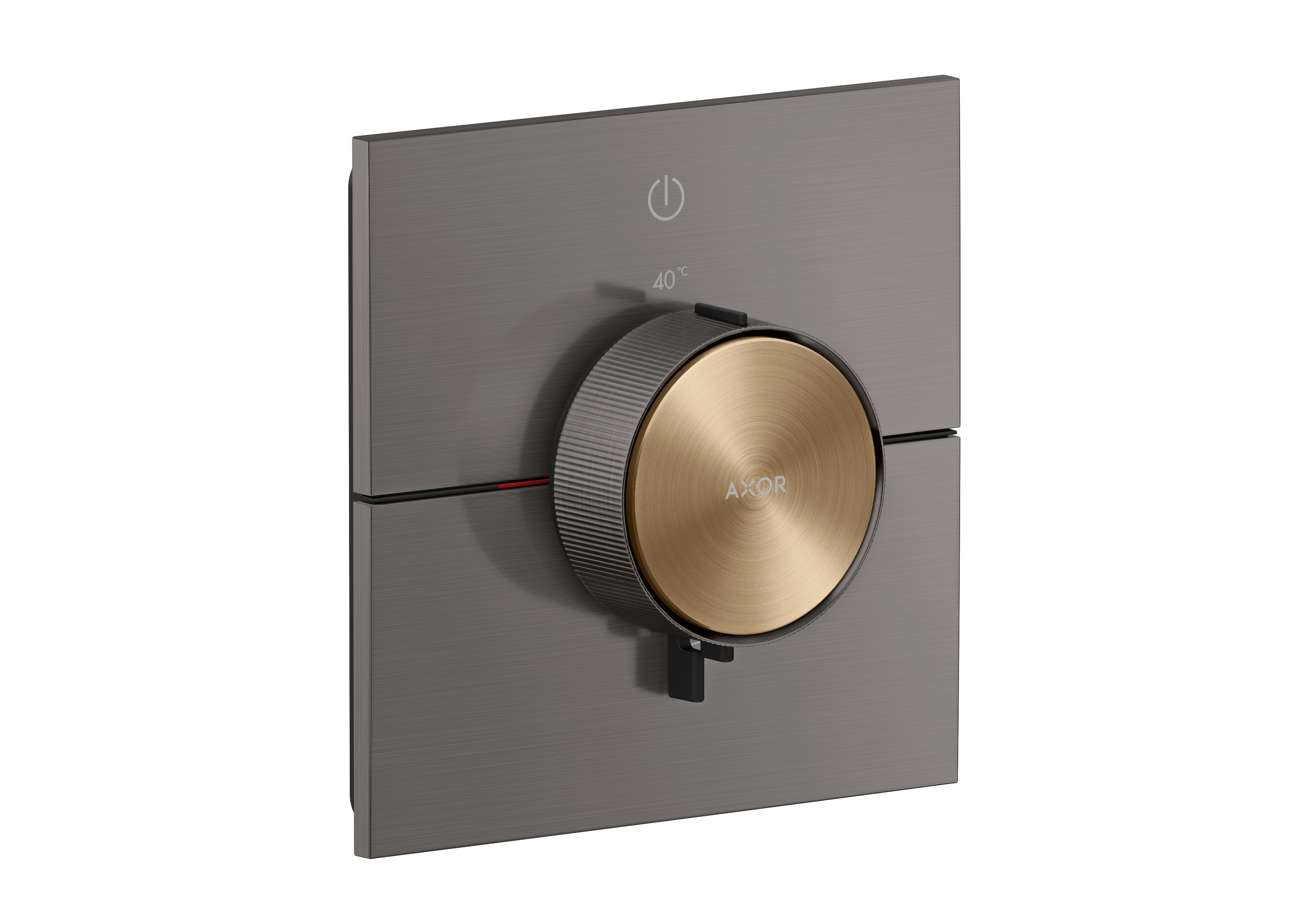 Thermostat for concealed installation square for 1 function (highlight: inlay)
