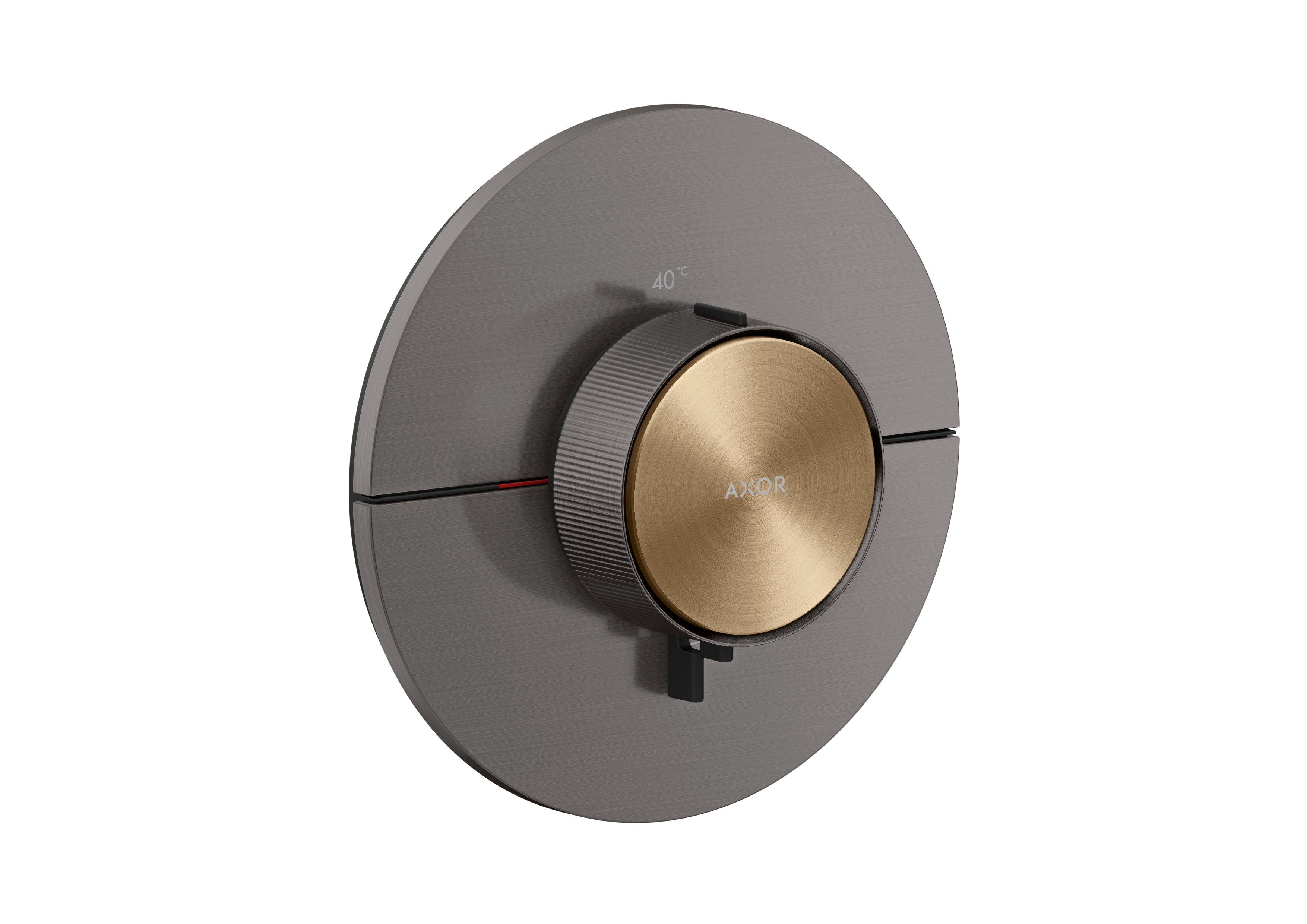 Thermostat HighFlow for concealed installation round (highlight: inlay)