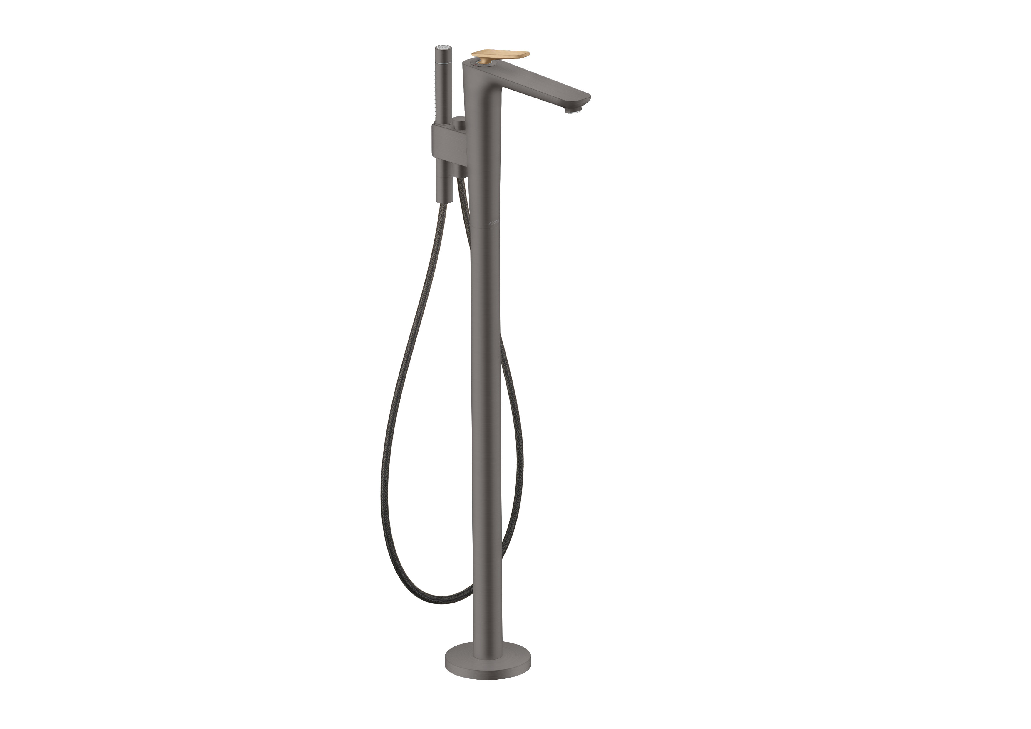 Single lever bath mixer floor-standing (highlight: handle)