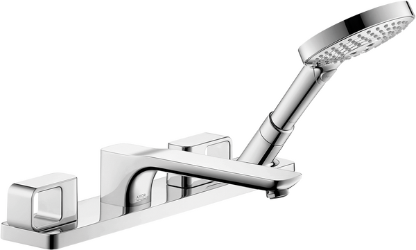 4-Hole Roman Tub Set Trim with 1.75 GPM Handshower