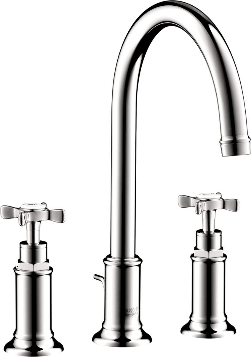 AXOR Washbasin faucets: AXOR Montreux, Widespread Faucet 180 with 