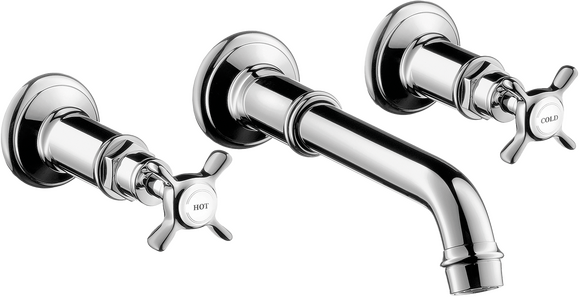 AXOR Hand sink faucets: AXOR Montreux, Wall-Mounted Widespread