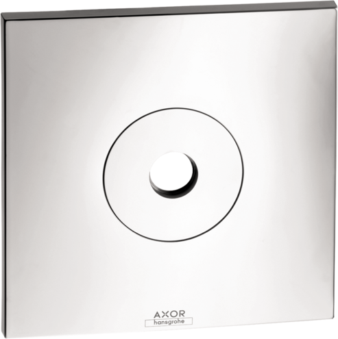 27419000 AXOR Wall Plate Square Easy Install 7-inch Modern Accessories in Chrome 
